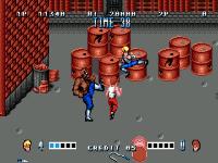 une photo d'Ã©cran de Double Dragon sur Sega Megadrive